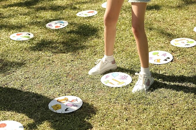 Spot It! Giant Card Game - Oversized Matching with 4 Exclusive Mini-Games, Fast-Paced Family Game for Kids & Adults, Ages 6+, 2-12 Players, 15 Minute Playtime, Made by Zygomatic