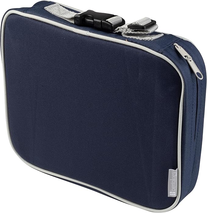 Bentology Lunch Bag for Boys- Kids Insulated Durable Lunchbox Tote Fits Bento Boxes, Containers, Jars & Water Bottles- Reusable School Lunch Sleeve w Clip on Handle- Keep Food Hotter or Colder Longer