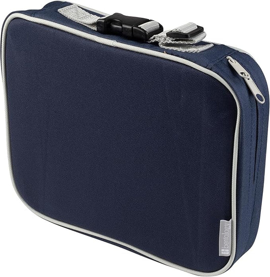 Bentology Lunch Bag for Boys- Kids Insulated Durable Lunchbox Tote Fits Bento Boxes, Containers, Jars & Water Bottles- Reusable School Lunch Sleeve w Clip on Handle- Keep Food Hotter or Colder Longer