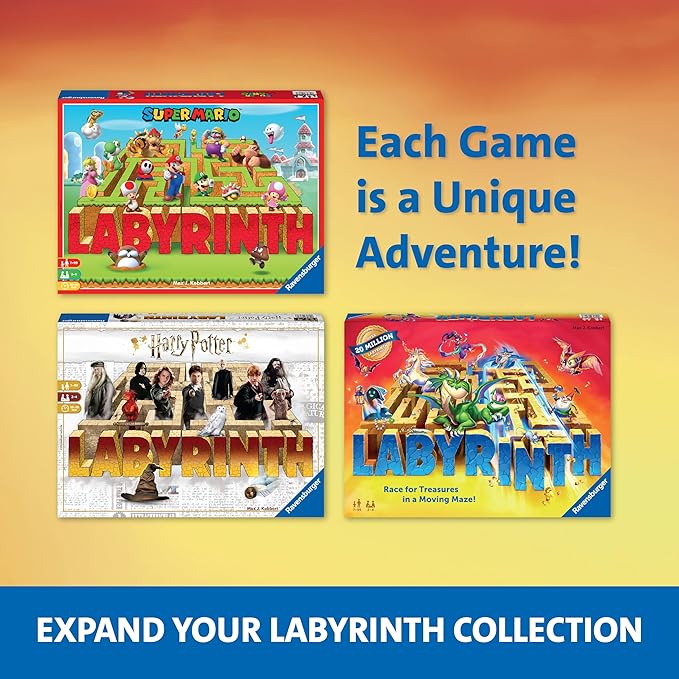 Ravensburger Labyrinth Pokémon Board Game – A Strategic Maze Adventure for Family Nights & Pokémon Parties – Includes Pikachu, Bulbasaur, and More – Great Birthday Gift for Kids Ages 7 and Up