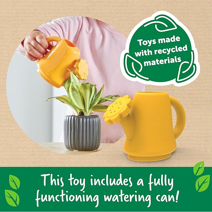 Learning Resources Growing Greenhouse Color & Number Playset, Preschool Learning Activities, Montessori Toys, Easter Toys, Ages 18 Month+, 12 Pieces