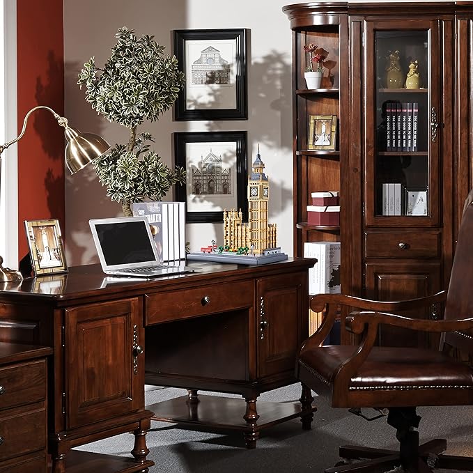 Real Architecture London Elizabeth Tower Big Ben Micro Building Blocks Set for Adults 6473 PCS - World Famous Architectural Model Gifts for Teens Kids Age of 14+