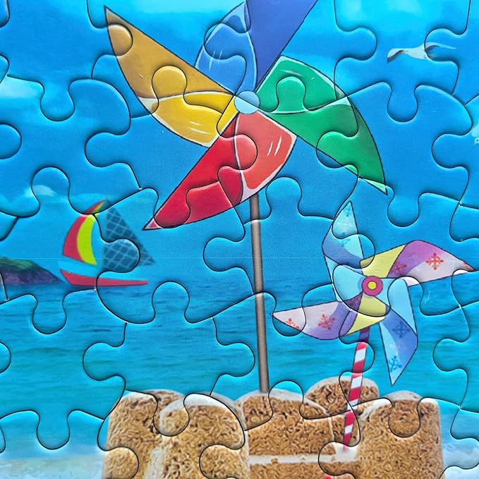 300 Piece Puzzles for Kids - Jigsaw Puzzles for Adults - Beach Vacation