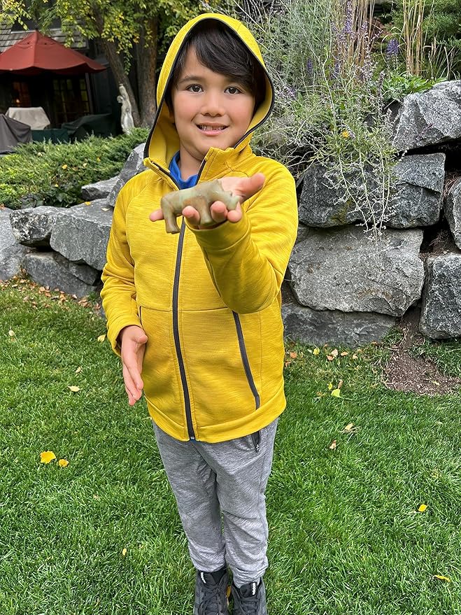 STUDIOSTONE CREATIVE DIY Arts & Crafts Carving Kit Kids Adults Safari Set of 3 Sculpture Soapstone