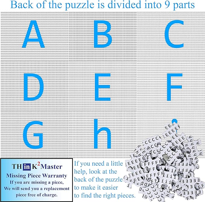 Think2Master Pooping Dogs & Puppies 500 Pieces Jigsaw Puzzle. Pooping Puppies, Funny Bathroom Decoration, Gag Gift. Fun Toy Teens, Adults, Seniors & Families. Great for Kids 13+ Size: 26.8” x 18.9”