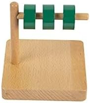 Adena Montessori Discs on Horizontal Dowel Montessori Toys for 12-18 Months Baby