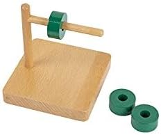 Adena Montessori Discs on Horizontal Dowel Montessori Toys for 12-18 Months Baby