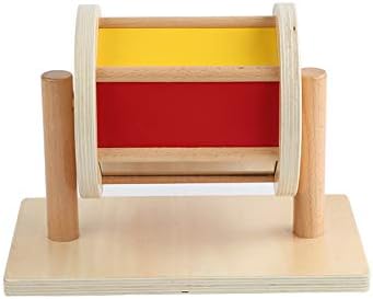 Adena Montessori Full-Size Spinning Drum Montessori Toys for Infant 6 - 12 Months 1 Year Old Babies Toddlers (Typical)
