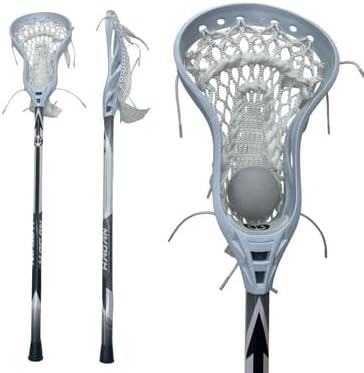 Hagan Hockey Mini Lacrosse Set with Pro Ball – Game Ready Gear for All Ages and Skill Levels, Fun Outdoor Sports Gift for Backyard Play, Catch and Toss Toy for Beginners, Kids, Teens, and Adults