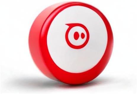 Sphero Mini (Red) - Coding Robot Ball - Educational Coding and Gaming for Kids and Teens - Bluetooth Connectivity - Interactive and Fun Learning Experience for Ages 8+