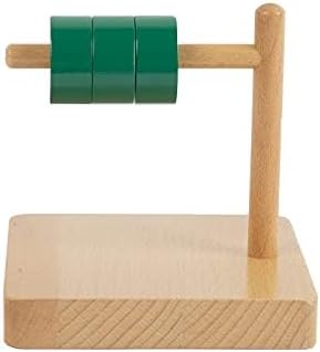 Adena Montessori Discs on Horizontal Dowel Montessori Toys for 12-18 Months Baby