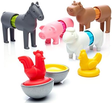 SmartMax My First Farm Animals STEM Magnetic Discovery Building Set with Soft Animals for Ages 1-5