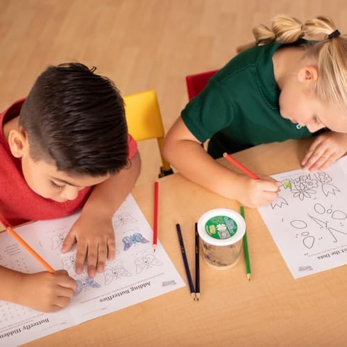 Insect Lore Live Butterfly Garden Growing Kit - 10 Live Baby Painted Lady Caterpillars - Dome Observation Habitat - Grow, Raise and Release Painted Lady Butterflies from The USA