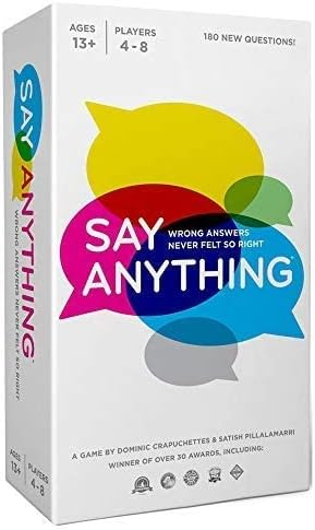 Say Anything: 10th Anniversary–A Board Game by North Star Games 4-8 Players–Board Games for Family 30 Mins of Gameplay–Games for Family Game Night–for Kids and Adults Ages 13+ - English Version