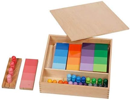 Adena Montessori Color Resemblance Sorting Task Color Tablets Sensorial Educational Tools Early Learning Toys