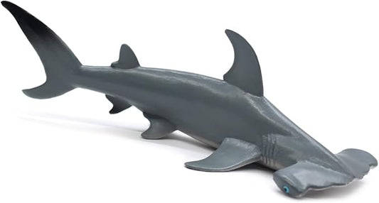 Solid Sea Animals Educational Toys,Simulation Ocean Shark Sea Creature Toy for Toddlers Kids (Hammerhead Shark)