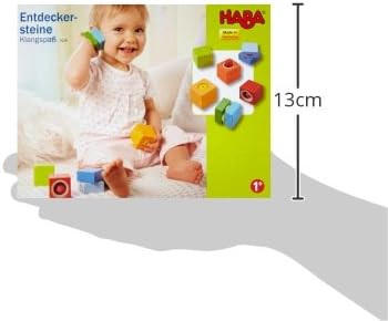HABA Fun with Sounds Wooden Discovery Blocks for Toddlers with Acoustic Sounds, Toddler Toys for Preschool Learning Activities, (Made in Germany)