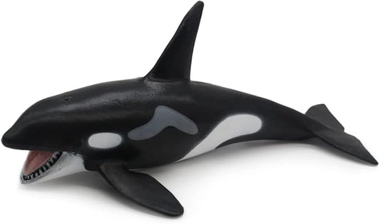 Solid Sea Animals Educational Toys,Simulation Ocean Shark Sea Creature Toy for Toddlers Kids (Killer Whale)