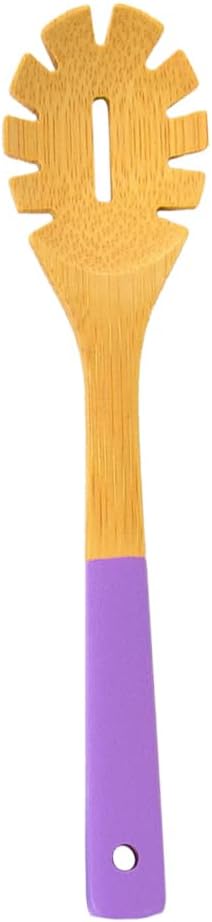 Rainbow Bamboo Kitchen Utensil Set for Kids – Montessori-Inspired 6-Piece Real Cooking Tools | Ages 2+ | Natural Bamboo | Color-Coded | Thoughtful Gift for Toddlers & Preschoolers