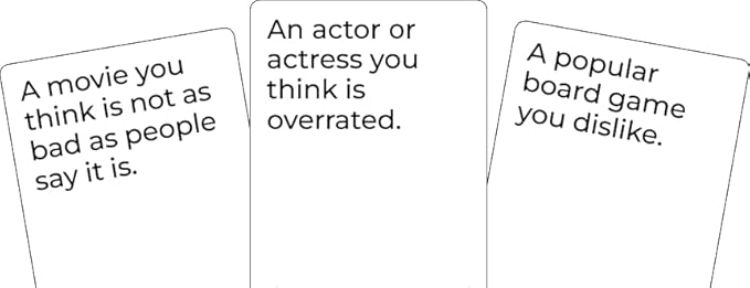 Party Game - The Hilarious Adult Card Game of Hot Takes & Sizzling Debates - Perfect for Fun Parties and Board Games Night with Your Friends