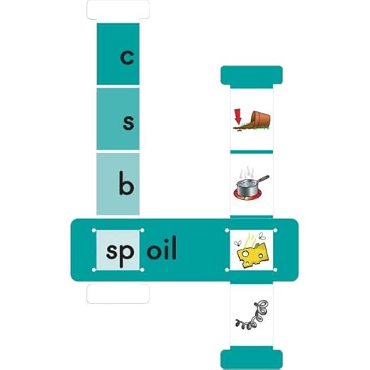 Really Good Stuff Word Building Sliders: Vowel Teams - 27 Sliders l Phonics l ELA Learning Essentials l Gr 1-3