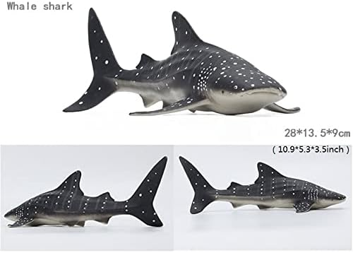 Solid Sea Animals Educational Toys,Simulation Ocean Shark Sea Creature Toy for Toddlers Kids (Whale Shark)
