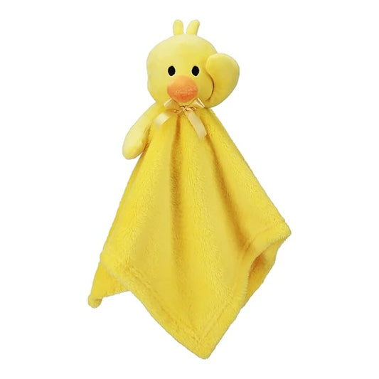 Pro Goleem Duck Security Blanket Soft Yellow Baby Lovey Unisex Lovie Baby Gifts for Newborn Toddler Snuggle Toy Stuffed Animal 16 Inch