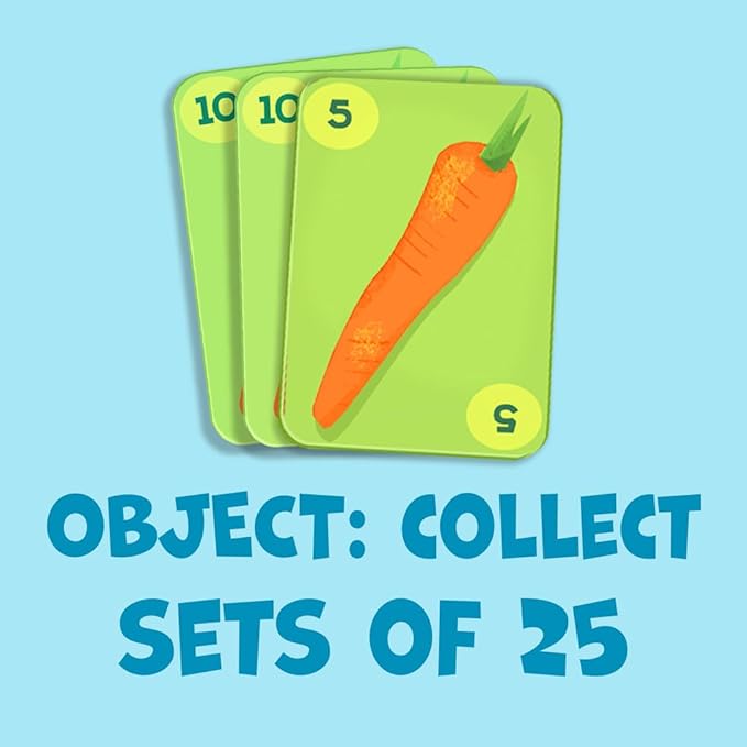 Melon Rind Check The Fridge, Math Game for Kids Adding to 25, Educational, Fun Card Game to Develop Math Skills with Confidence, for 3-6 Players, Perfect for Family Fun, Ages 8+