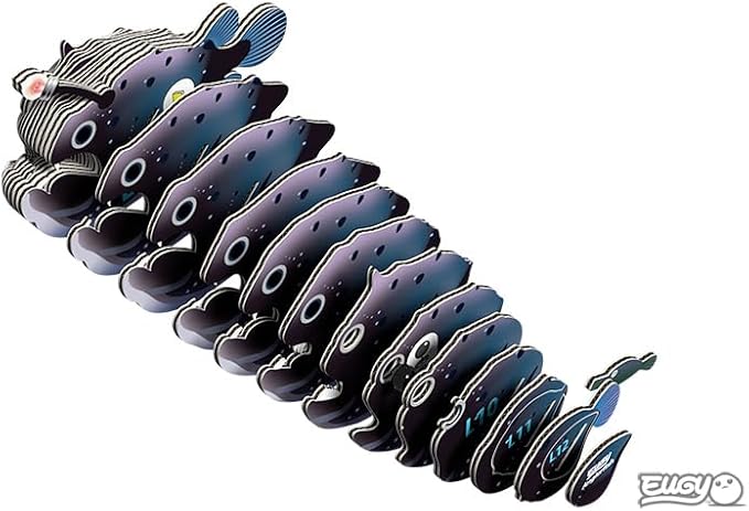 Eugy Anglerfish 3D Puzzle - 29 Piece Eco-Friendly Educational Toy Puzzle for Boys, Girls & Kids Ages 6+