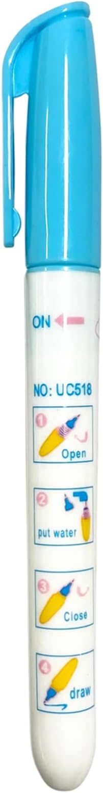 Avenir Reusable Water Coloring Book for Toddlers 1-3 & 3-5 – Mess-Free Paint-with-Water Travel Toy Airplane Activities Road Trip Quiet Book, Water-Reveal Activity Pad, 3-in-1 Creative Set