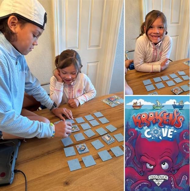 Kraken’s Cove – Memory & Strategy Game for Kids & Families | Quick Play Ocean Adventure Game | Ages 5+ | 1-3 Players | Under 15 Minutes