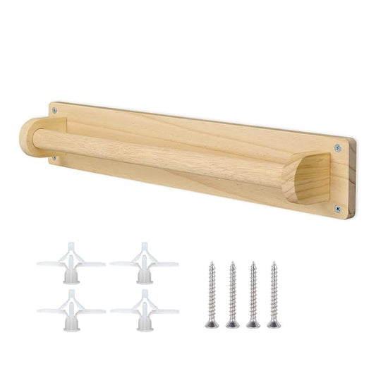 Monläurd® Wooden Baby Pull Up Bar – Montessori Wall-Mounted Handrail for Toddlers Learning to Stand, Balance & Walk, Safe Indoor Support for Early Motor Skill Development