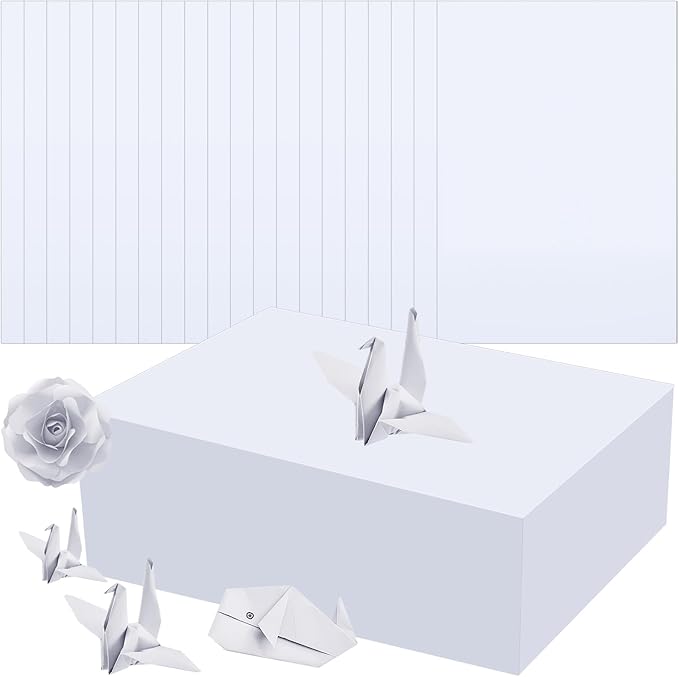 500 Sheets White Construction Paper 9 x 12 Inch Lightweight White Construction Paper for Kids Adults Origami, Scrapbooking, Drawing, Coloring, School Art Projects, Teaching Supplies, Art and Crafts