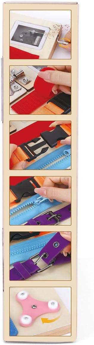 23 in 1 Busy Board Montessori Toys for Toddler and 1-3 Year Old Boys and Girls