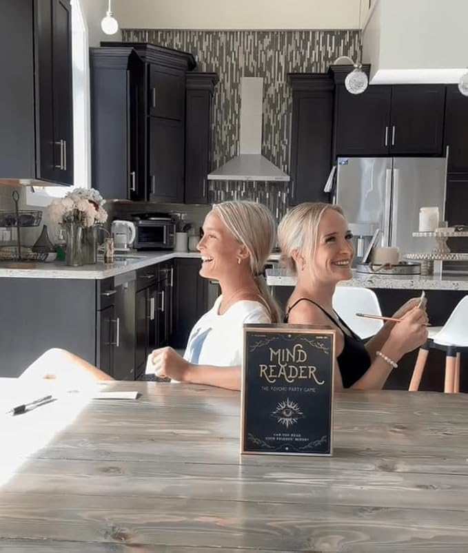 MIND READER Can You Read Your Friends' Minds? The Fun Psychic Meld Medium Family Party Game for Kids, Teens, Adults & Families - Perfect for Halloween or Board Games Night