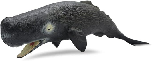 Solid Sea Animals Educational Toys,Simulation Ocean Shark Sea Creature Toy for Toddlers Kids (Sperm Whale)