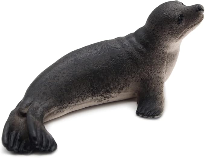 Solid Sea Animals Educational Toys,Simulation Ocean Shark Sea Creature Toy for Toddlers Kids (Seal)