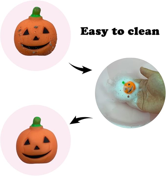 Anditoy 100 PCS Halloween Mochi Squishy Toys Squishies for Kids Girls Boys Halloween Party Favors Halloween Treat Bags Gifts