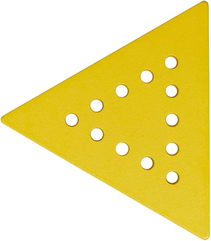 Adena Montessori Toys Threading Game Colorful Lacing Wooden Shapes with Tray for 1 2 3 Years Old Baby