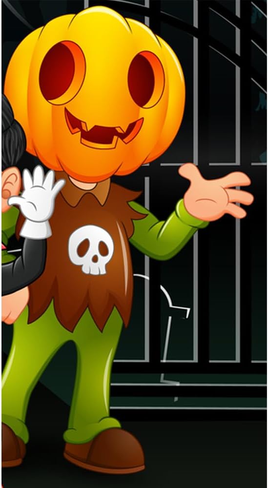 CVPuzzles Happy Halloween Costume Party 35 Piece Children's Jigsaw Puzzle 12 inch X 18 inch Spooky Family Fun Educational Toy for Children