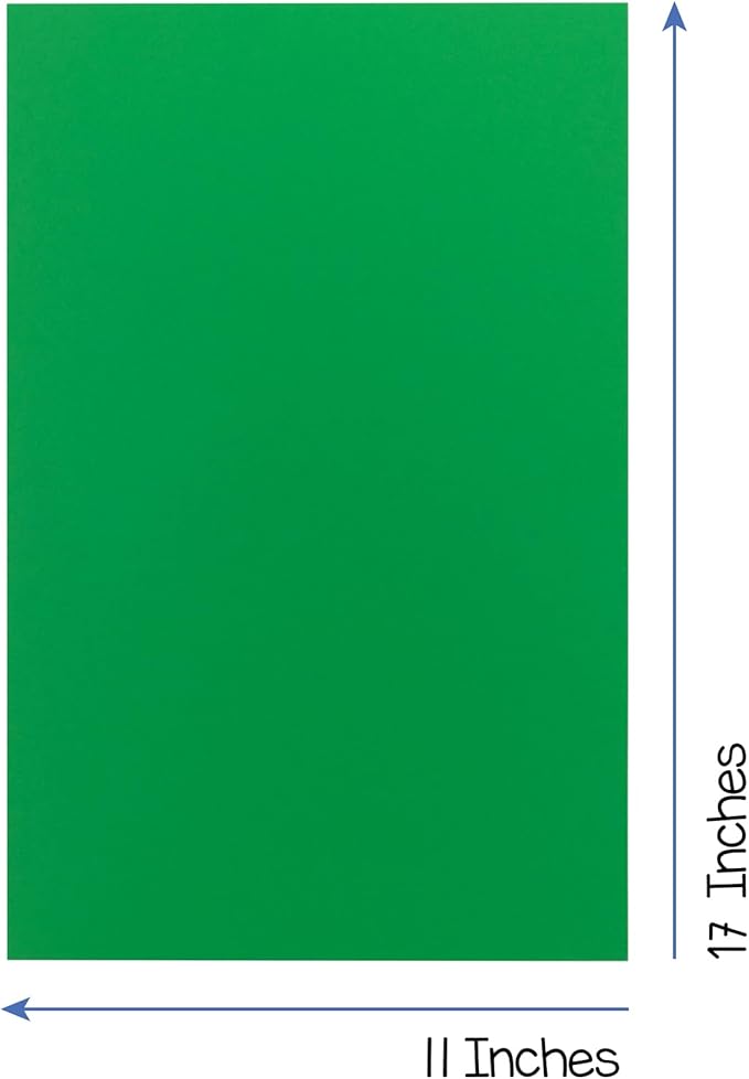 Hygloss Assorted Bright Colored Paper - 24 lb, 89 GSM, Acid-Free, Fade-Resistant, 11x17-Inch Ledger Size Color Copy Paper, 144 Sheets, 12 Colors