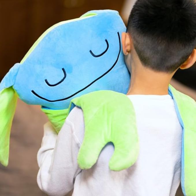 Weighted Plush Toy – Machine Washable Calming Stuffed Animal for Kids – Arms and Body are Weighted to Give a Realistic Hug – Soft Companion for Playtime, Naptime & Travel (Shloof)