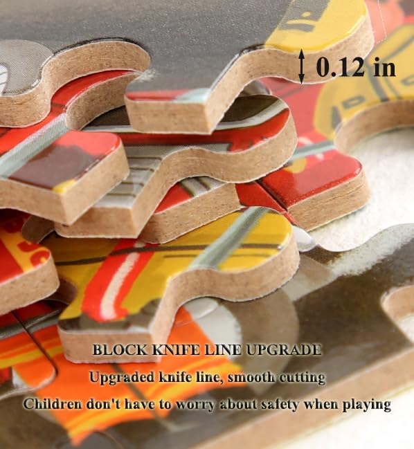 Wooden Puzzles for Ages 4-6, Educational Puzzles Toys for Kids, Jigsaw Puzzles in Metal Box, 60 Piece Puzzle Toys for Girls and Boys, Puzzle Gifts for Kids(Mermaid)