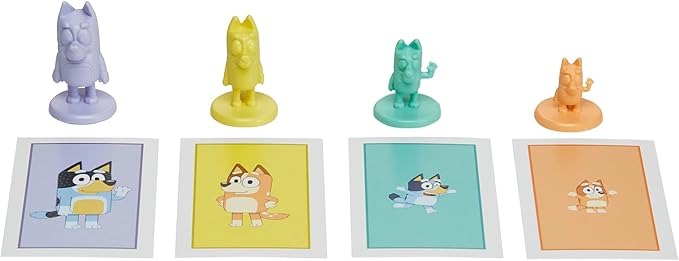 Hasbro Gaming Monopoly Junior Bluey Edition Board Game | Kids Play as Bluey, Bingo, Mum & Dad for Girls & Boys | Ages 5+ (Amazon Exclusive)