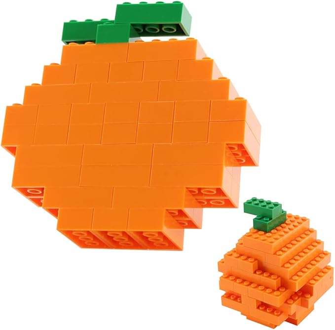 Feleph 100pcs 2x4 Bricks Orange Pieces Parts Building Kits Creative Play Set Basic Blocks Toy Accessories Compatible with 3001 Major Brands