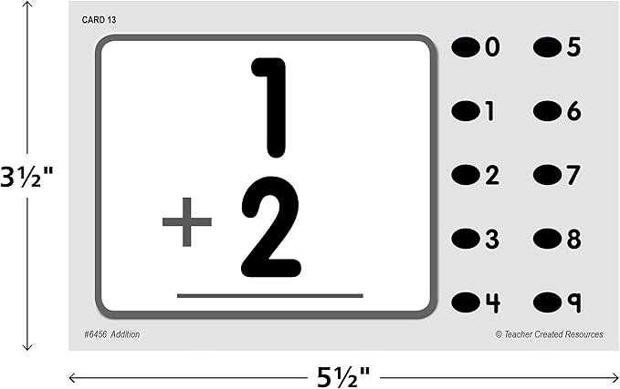 Teacher Created Resources Power Pen Learning Cards: Addition (TCR6456), Medium