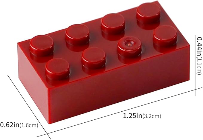 Feleph 2x4 Bricks Dark Red 320 Pieces Parts Classic Building kit Creative Play Set Basic Blocks Toy Accessories Compatible with 3001 Major Brands