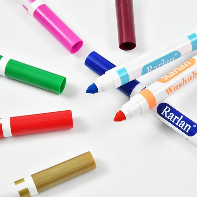 Washable Markers Bulk, Markers for Kids, Bulk Pack, 48 Colors, 3 Boxes, 144 Count