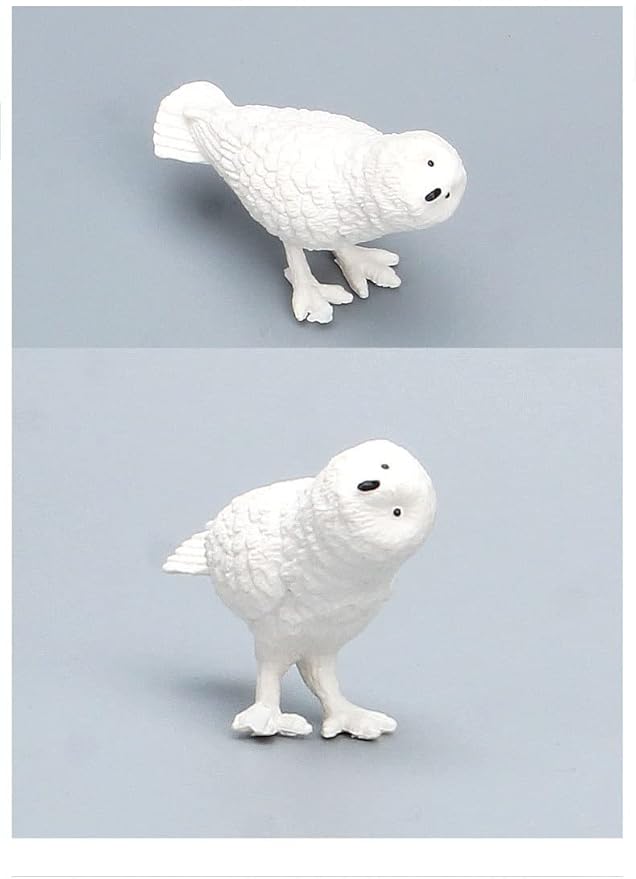 SmilerSmile Animal Assorted Mini Plastic Figures Toy Set, Educational Party Cake Topper, Goody Bag Filler (10pcs Bird)