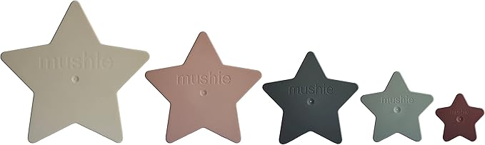 mushie Nesting Stars Toy | Made in Denmark (Original)